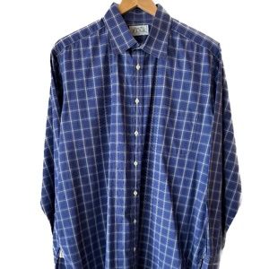 Luxury Men's Long Sleeve Shirt by Thomas Pink Shirtmaker, London. 💂🏼‍♂️